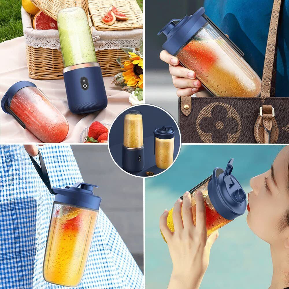 400+400Ml Standmixer Smoothie Maker Zerkleinerer Multifunktion Mixer Milchshaker